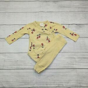 3/6m Hanna Andersson Tiny Tulips Outfit